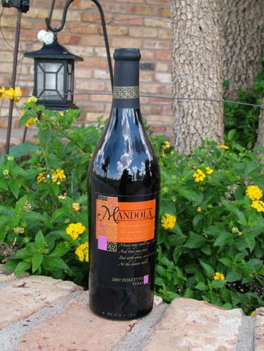 Mandola 2007 Dolcetto with Bingham Family Vineyards grapes