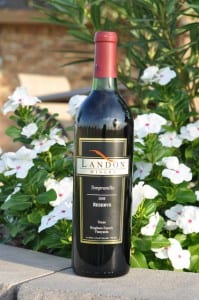 Landon Winery Tempranillo 2008 with Bingham Family Vineyards grapes