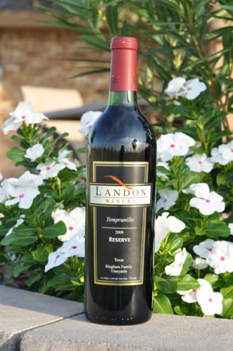 Landon Winery Tempranillo 2008 with Bingham Family Vineyards grapes