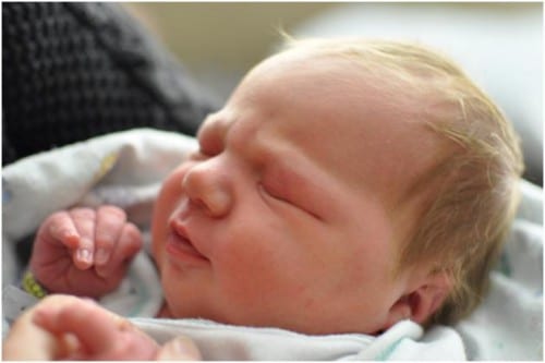 Pappy holding Piper