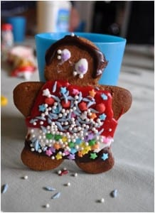 homemade ginger bread men