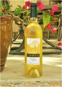caprock 2008 viognier with Bingham Family Vineyard