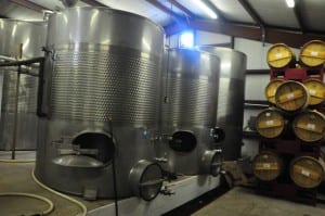 Pheasant Ridge Winery tank room