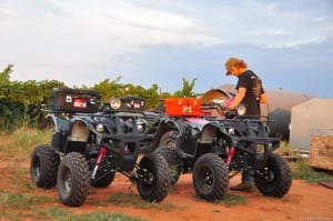 4-weeler for testing grapes