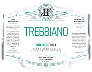 Hye Meadow 2014 Trebbiano