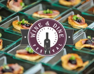 wine & dine Festival poster