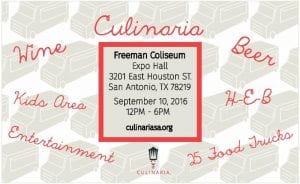 Culinaria food truck event poster