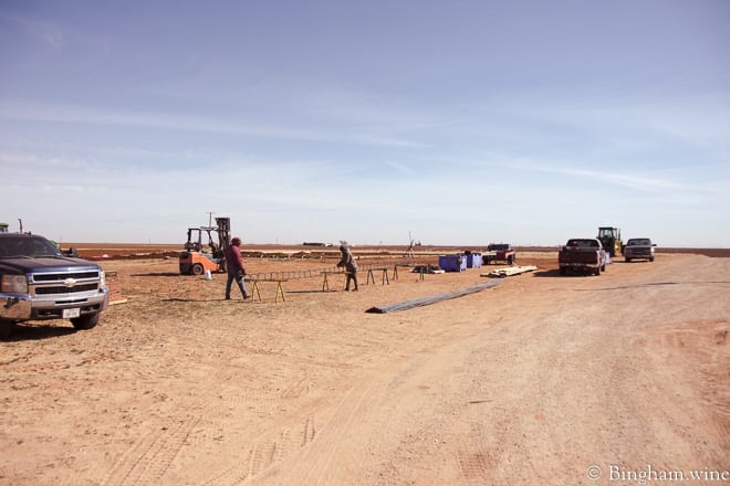 18.03.07_untitled_004-660web | Bingham Family Vineyards prepping ground for concrete for barrel room