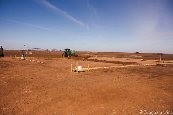 18.03.07_untitled_007-660web | Bingham Family Vineyards prepping ground for concrete for barrel room