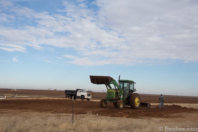 18.03.15_untitled_007-660web | Bingham Family Vineyards prepping ground for concrete for barrel room