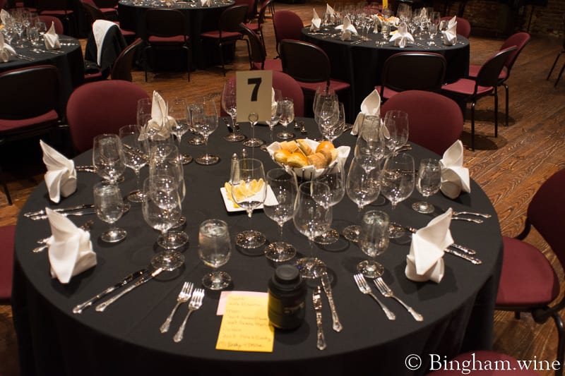 18.01.05_untitled_020-800web | Bingham Family Vineyards Wine Club dinner table setting in grapevine Texas