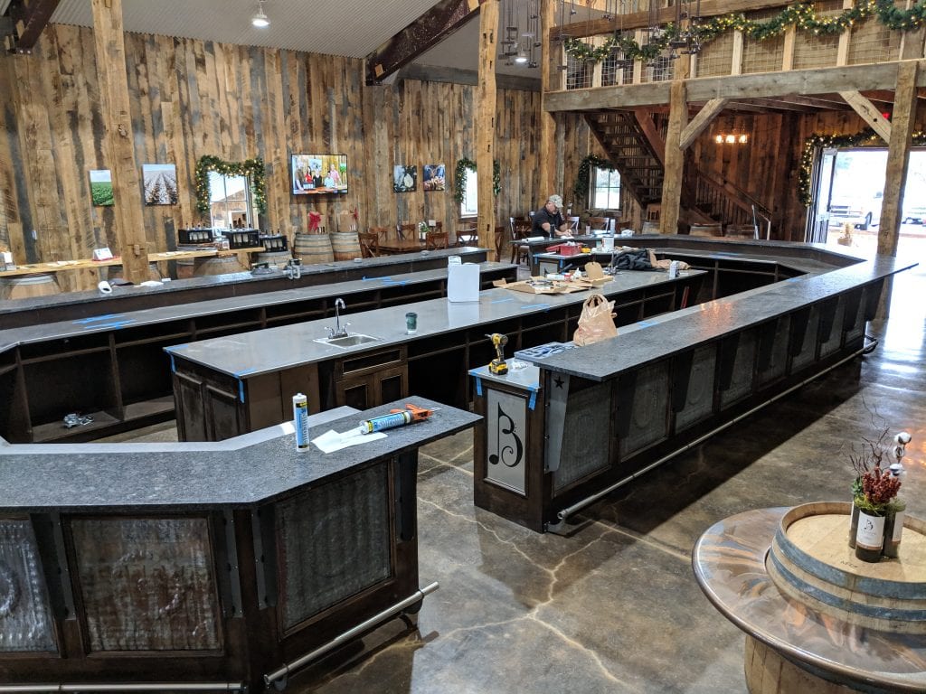 Bingham Family Vineyards Fredericksburg tasting room