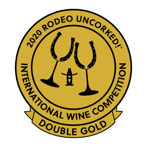 DigitalMedal_DoubleGold-Houston-2020 | Bingham Family Vineyards international wine competition 2020 rodeo uncorked Double gold metal logo