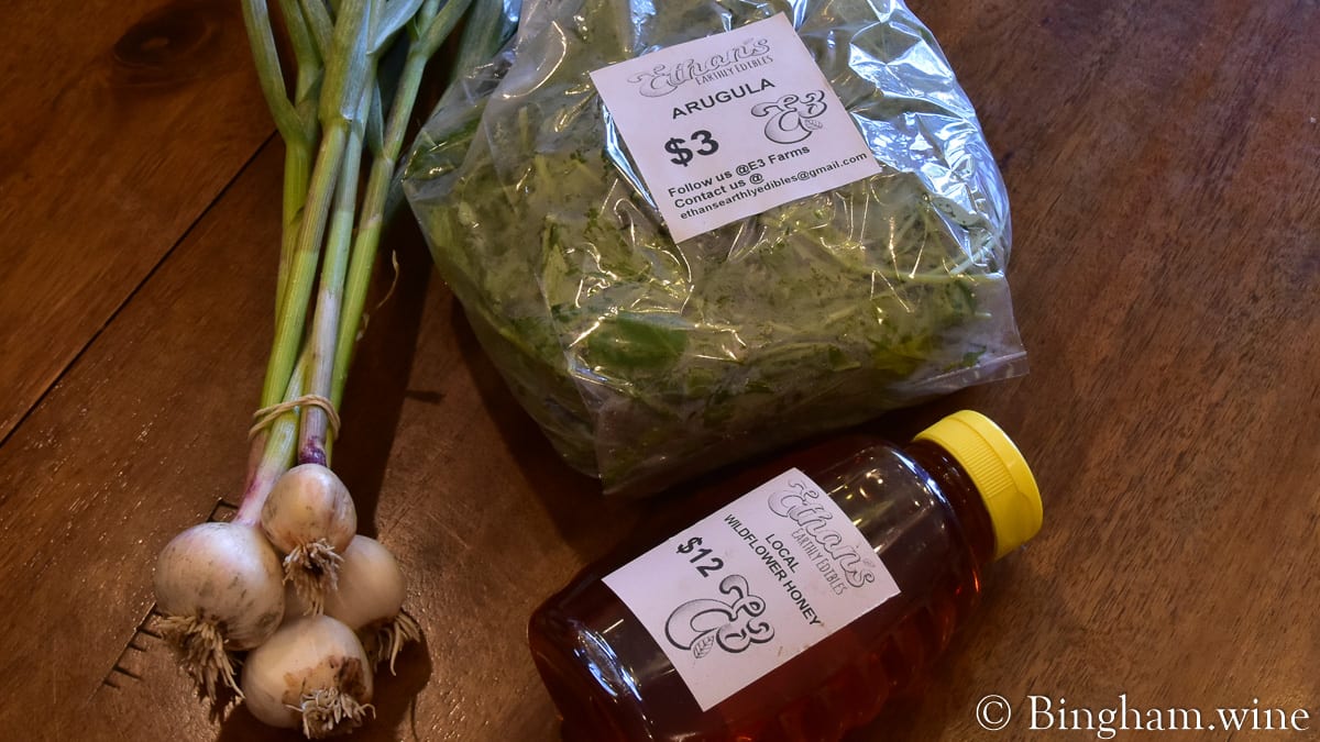 Items sold at Ethan's booth at Wolfforth Farmers Market