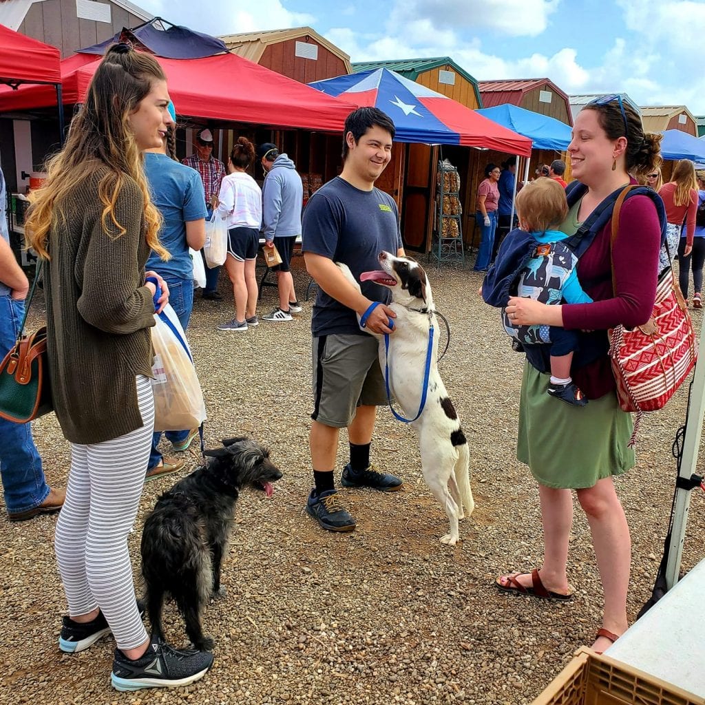WolfforthFarmersMarketGracie | Bingham Family Vineyards People at farmers market