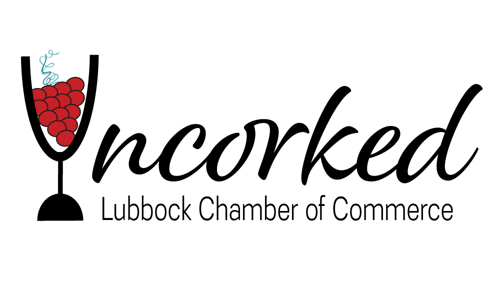 uncorked Lubbock chamber of commerce logo