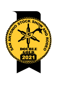 21-Wine-Medal-Double-Gold | Bingham Family Vineyards San Antonio Stock Show and Rodeo Double Gold 2021 logo