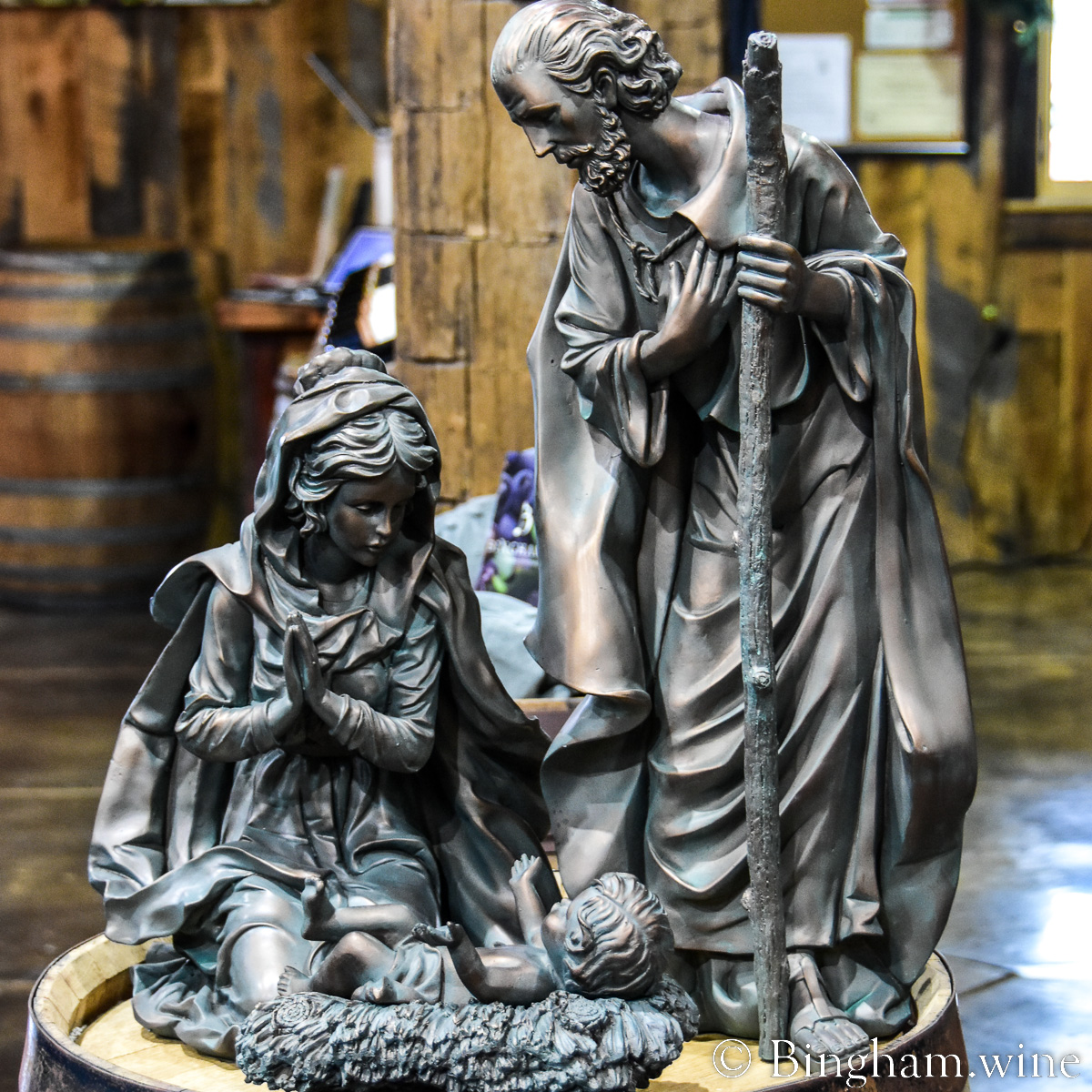 metal Nativity Christmas decoration