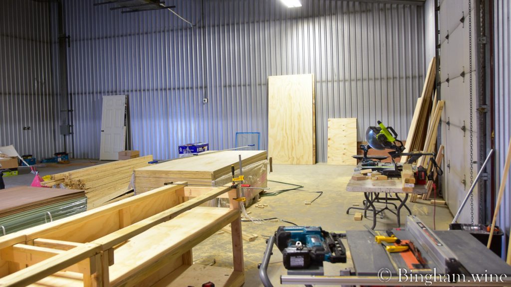 | Bingham Family Vineyards finishing interior at Bingham Family Vineyards, Hye, Texas