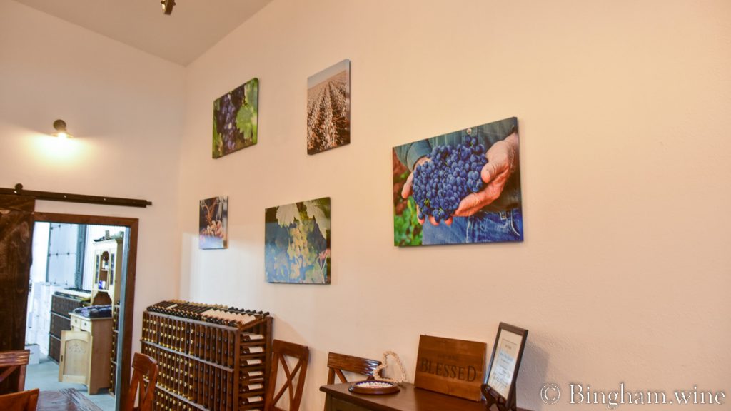 230129_Hye_016-1200-web-16x9 | Bingham Family Vineyards Interior of Bingham Family Vineyards, Hye, Texas, tasting room.