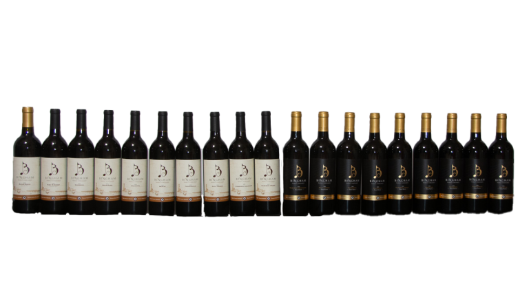 Estate red wines bottles crafted by Bingham Family Vineyards