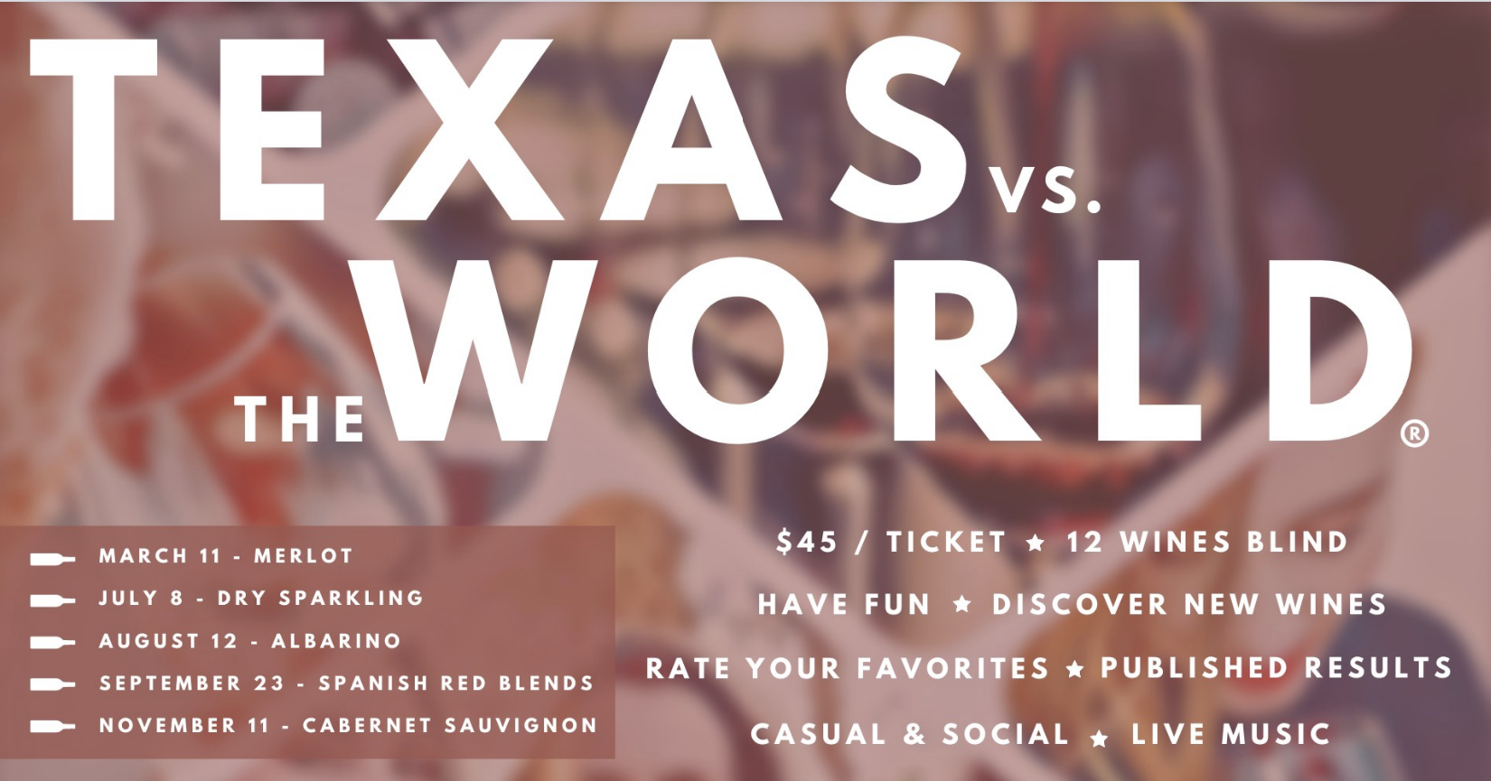 Texas vs the World with Albarino wine at Vinovium