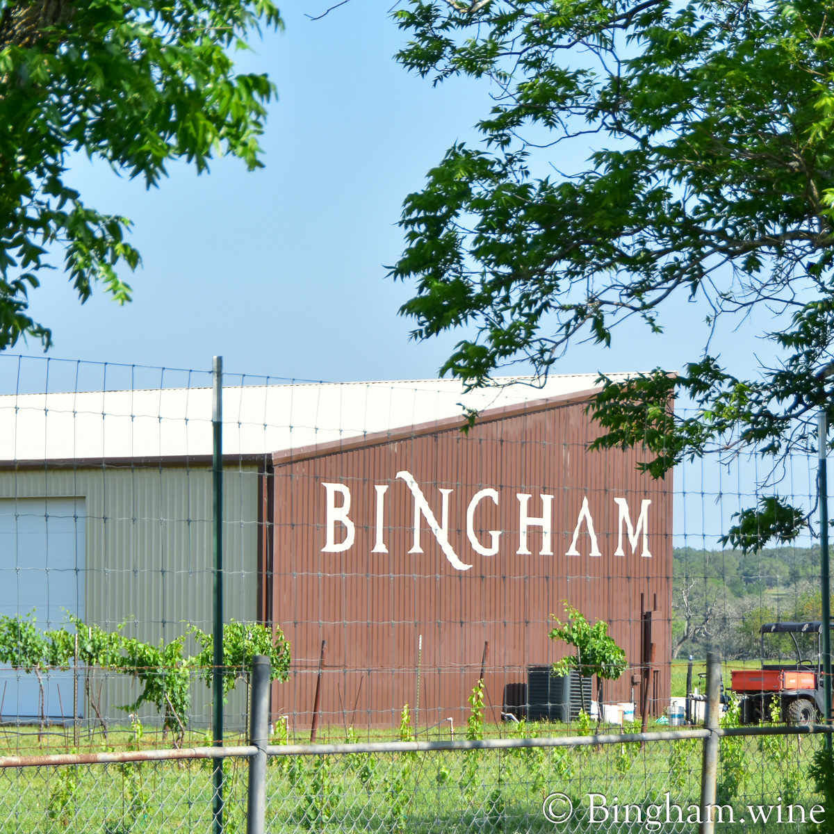 230505_Hye_0021200web1x1 | Bingham Family Vineyards Side of building of Bingham Family Vineyards, Hye, Texas