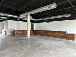 construction at Bingham Family Vineyards, Roanoke, Texas