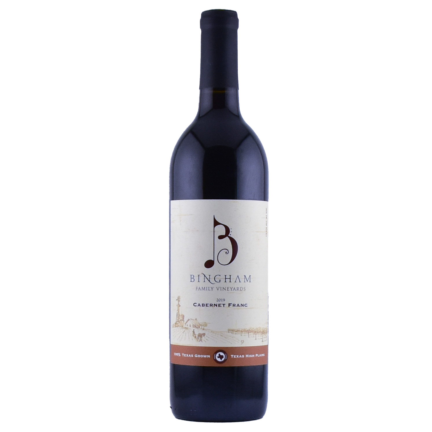23.12.04_2019.Cab.Franc_003.2048.web.1x1 | Bingham Family Vineyards bottle of Bingham Family Vineyards 2019 Cabernet Franc