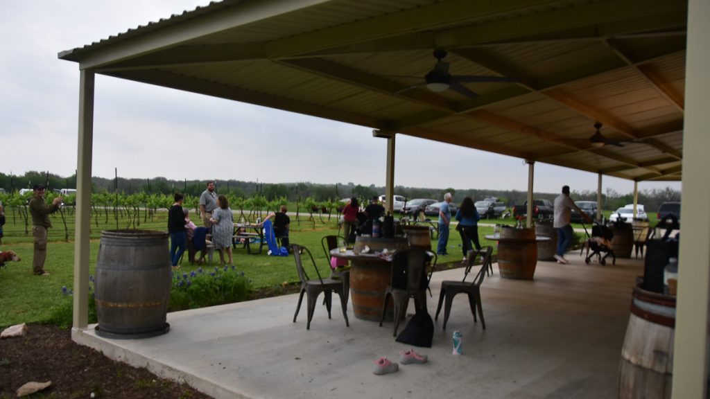 240408_HyeEclipse_035-1200-web-16x9 | Bingham Family Vineyards People watching the solar eclipse on April 8, 2024 at Bingham Family Vineyards, Hye, Texas