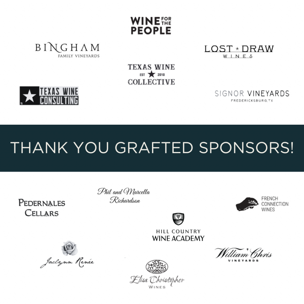 | Bingham Family Vineyards List of sponsors for Grafted, Inaugural Event! June 25, 2024, with featuring keynote speaker, Maryam Ahmed.