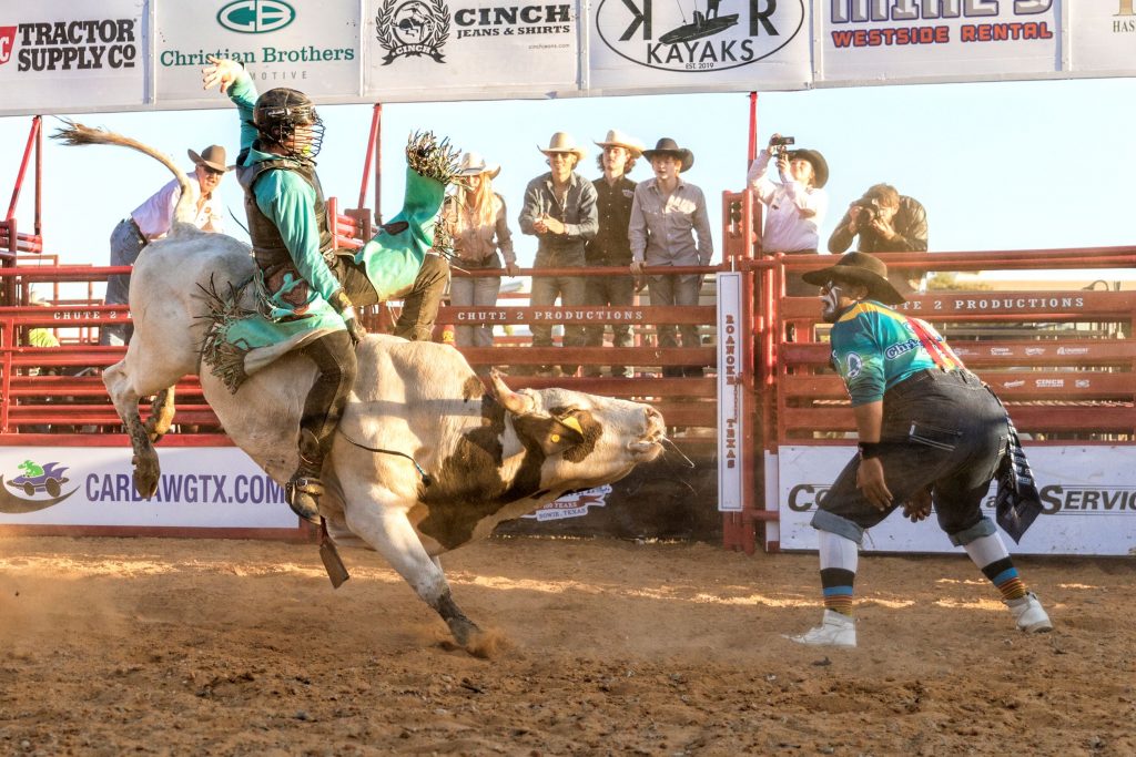 CelebrateRoanoke2023Rodeo21x1 | Bingham Family Vineyards bull riding at rodeo at Celebrate Roanoke, Texas