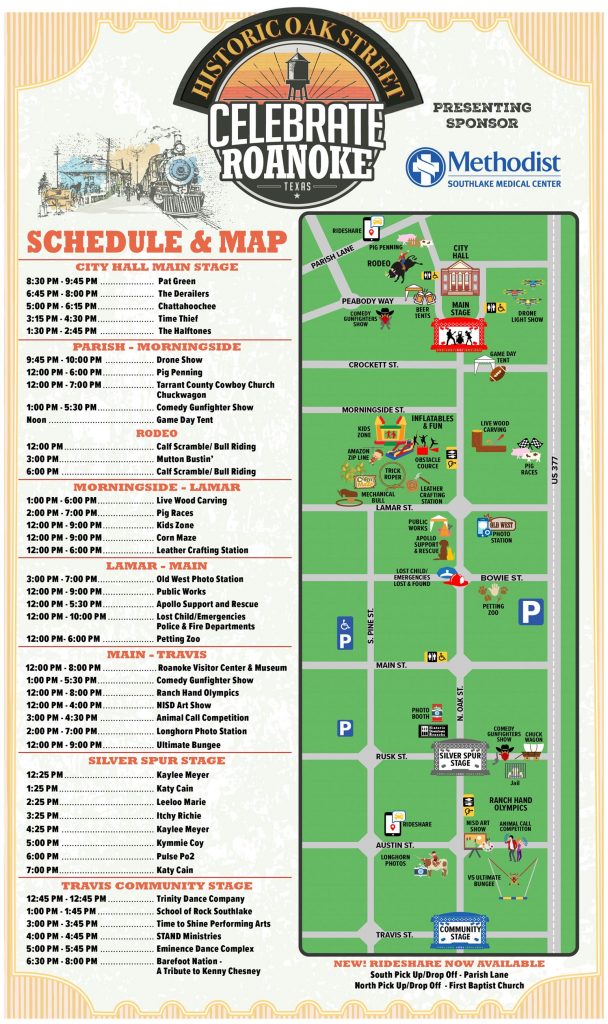 CelebrateRoanoke2023mapschedule | Bingham Family Vineyards Celebrate Roanoke 2024 map and schedule