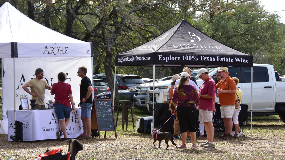 wine tastings at Texas Wine Jam 2023, Vinovium.