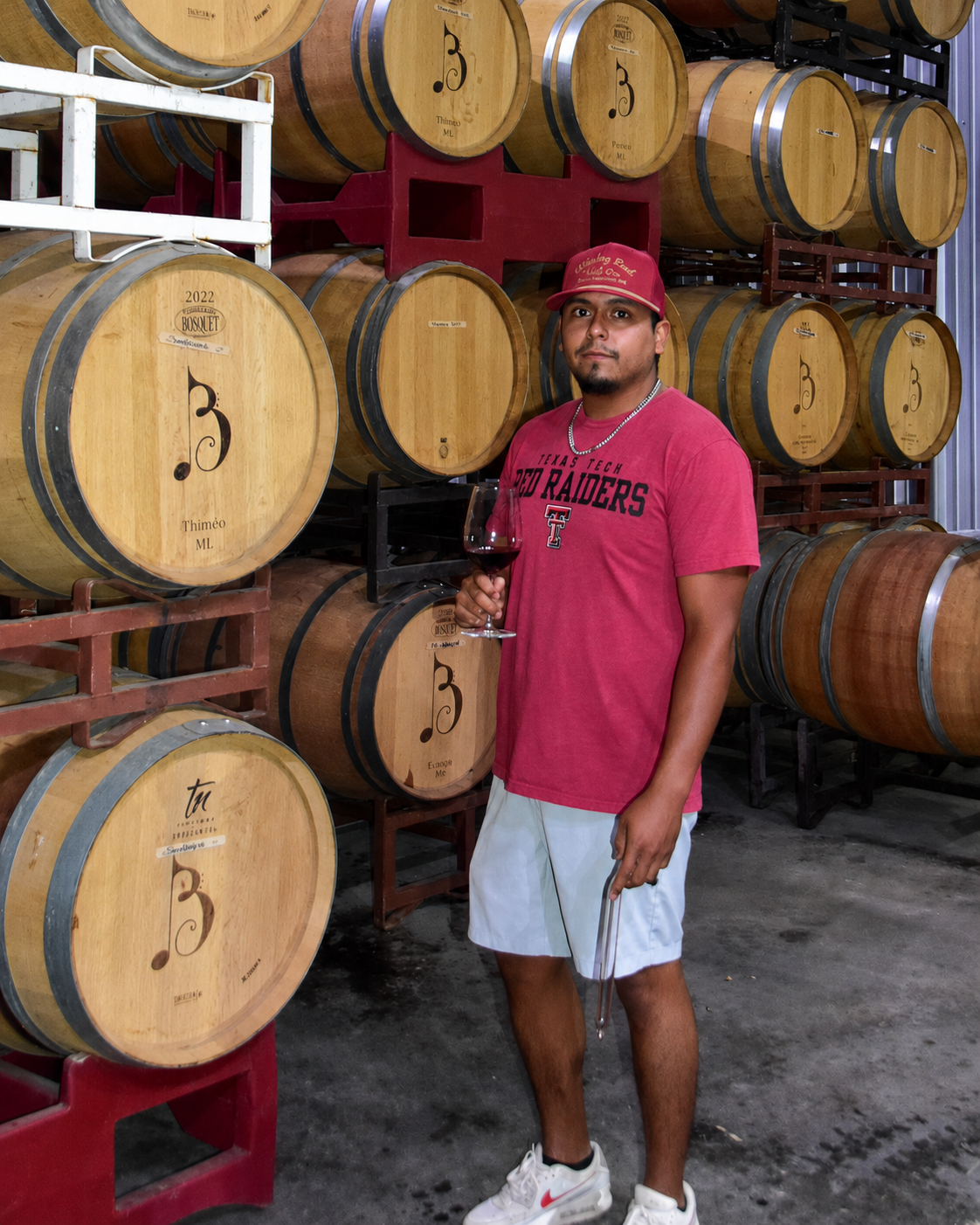 Ro, head winemaker at Bingham Family Vineyards